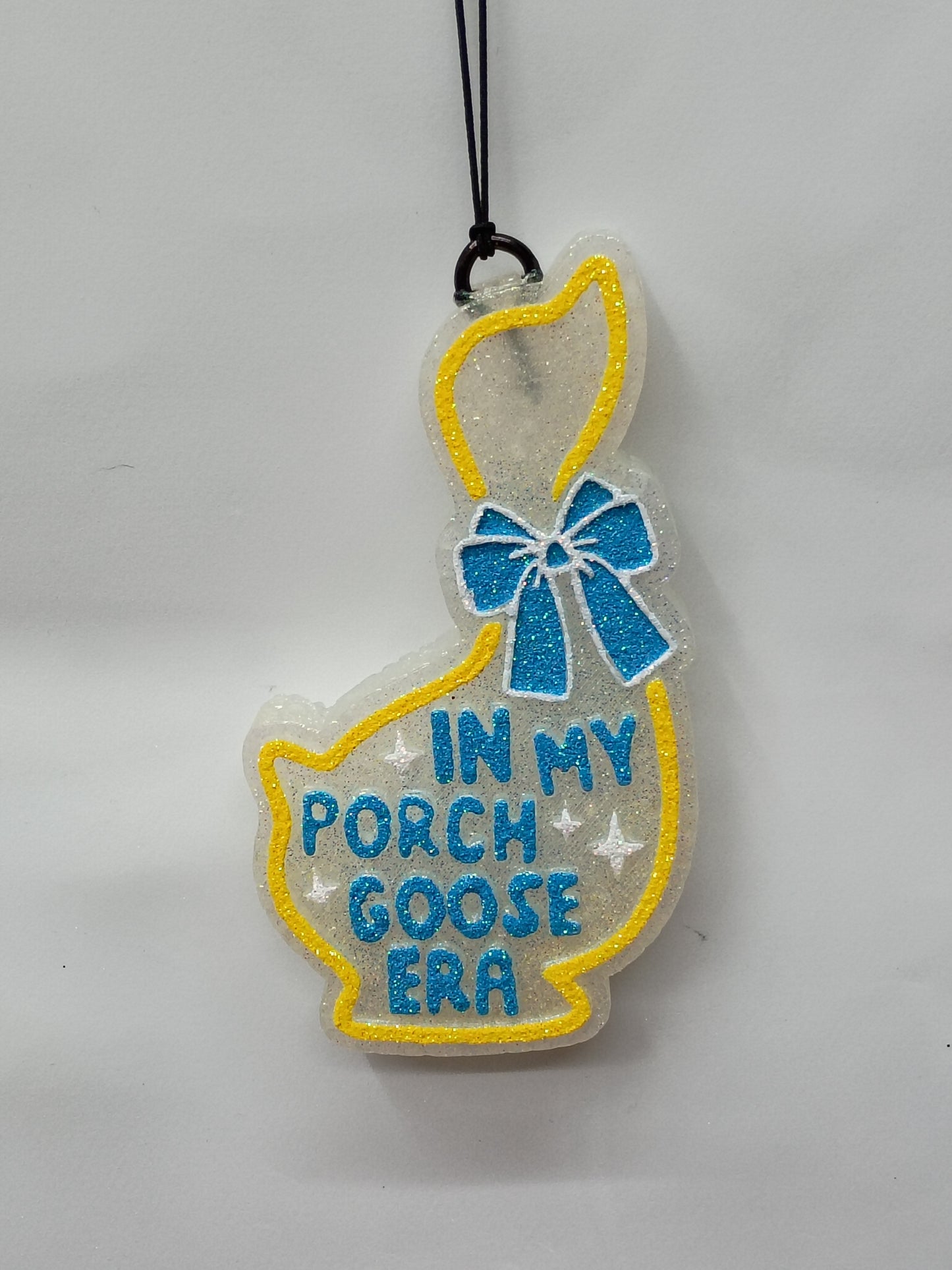 In my Porch Goose Era Freshie