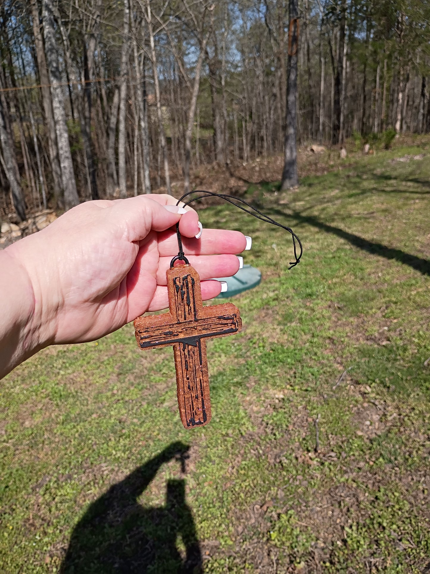 Wooden Cross Freshie