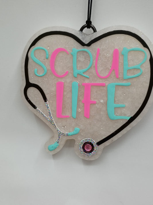 Scrub freshie-car freshener