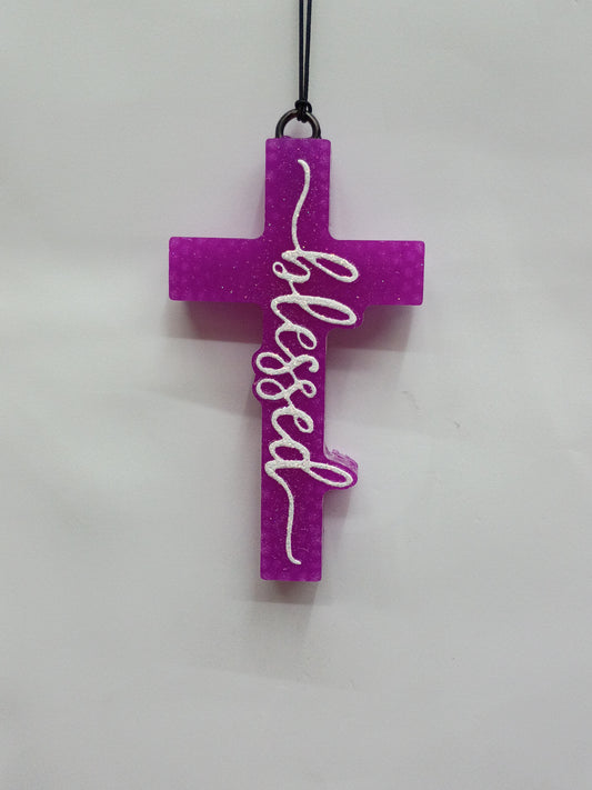 Blessed Cross Freshie-Car freshener