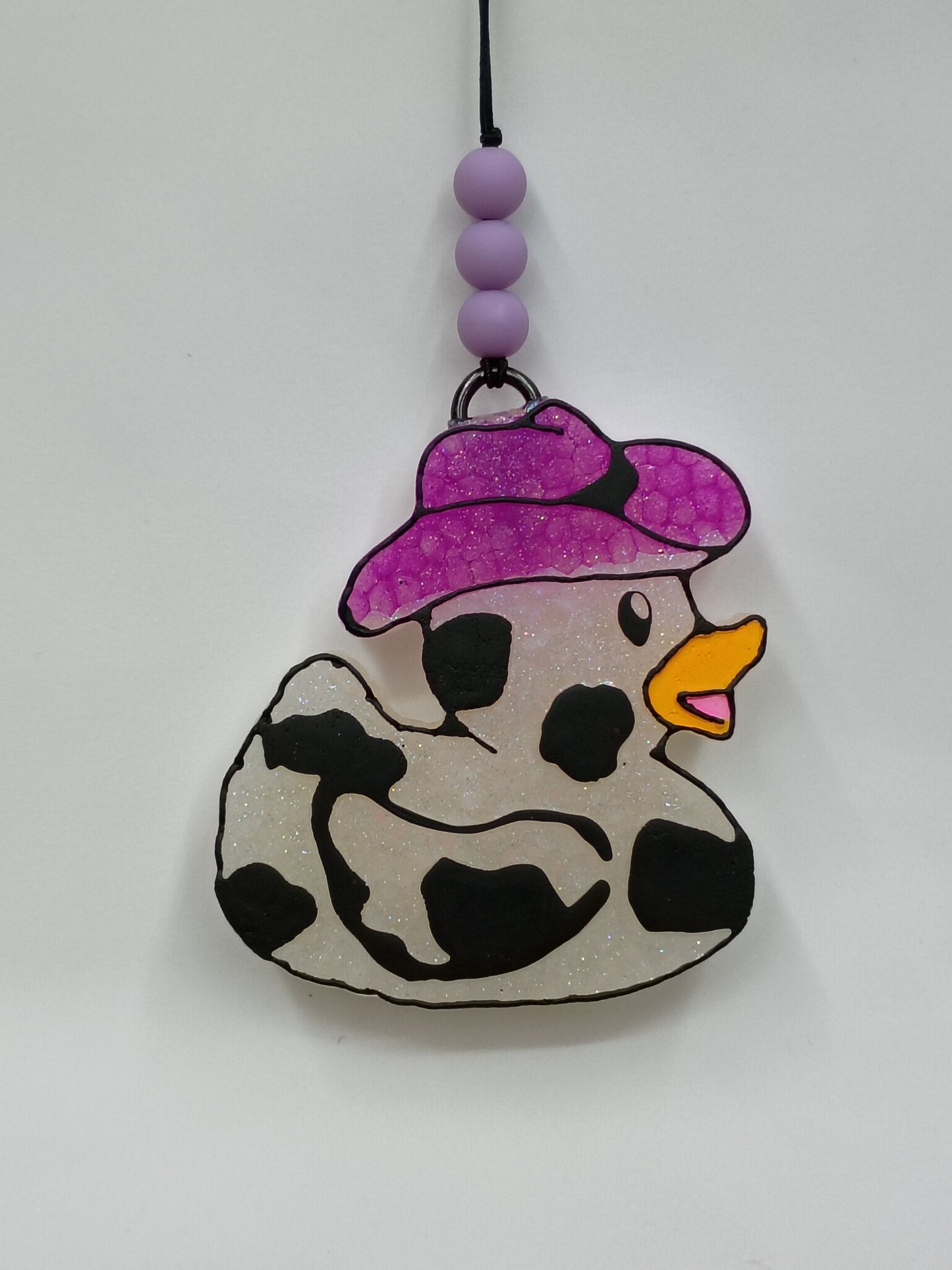 Cow Print Duck Freshie- Car Freshener