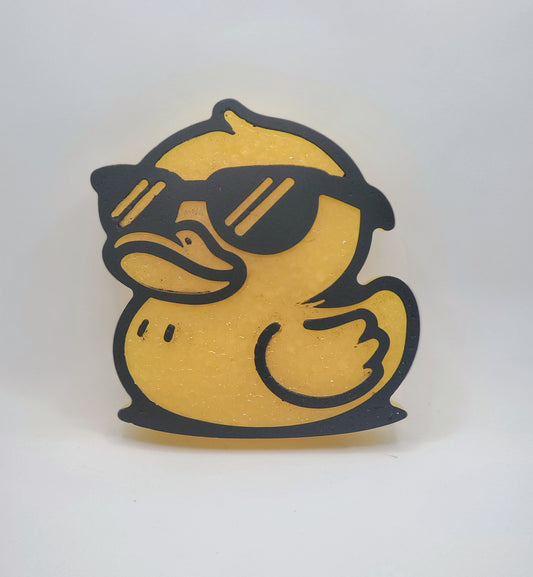 Yellow Duck with Sunglasses