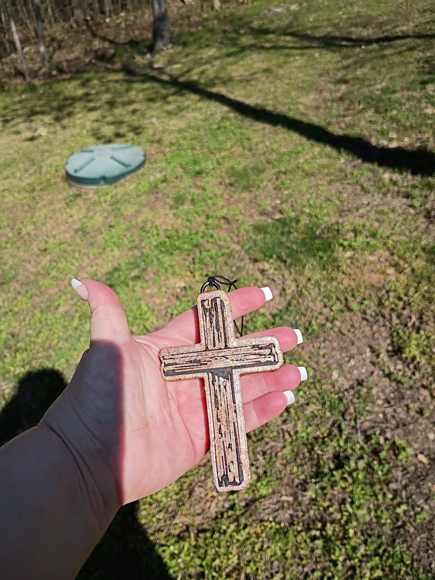 Wooden Cross Freshie