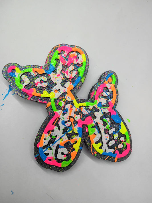 Balloon Dog Freshie-Leopard print Balloon Dog car air freshener