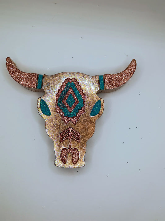 Bull Head Freshie - Western decorated Bull Head Car Freshener