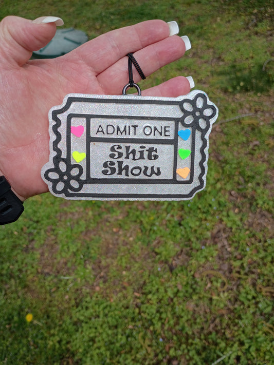 Sh*t Show ticket Freshie- Adult car freshener