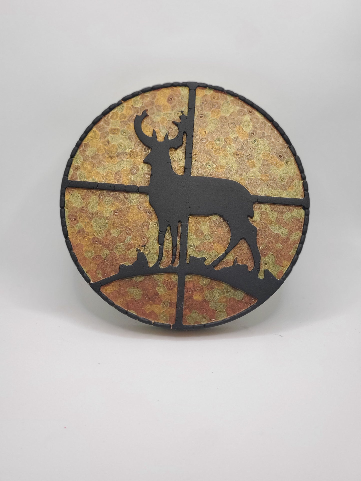 Buck (Deer) in sight with "camo" background