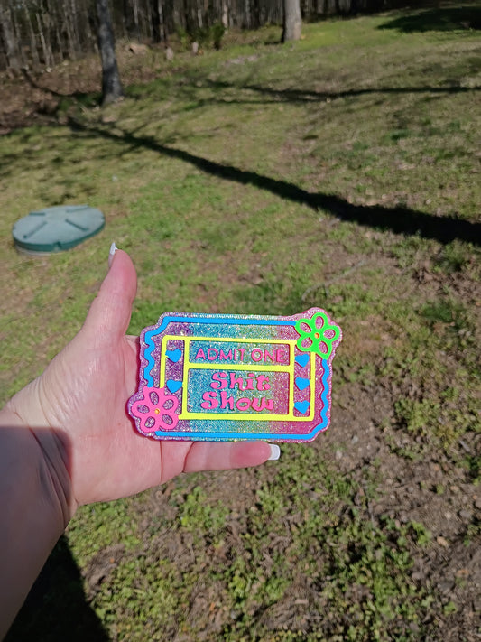Sh*t Show ticket Freshie- Adult car freshener